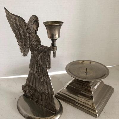 Two Candle Holders -Lot 207