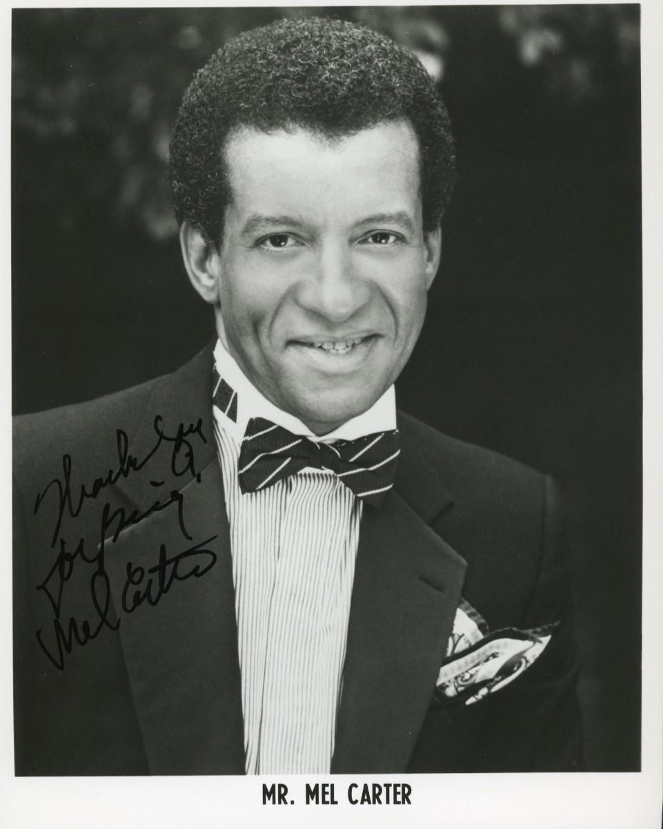 Mel Carter signed photo