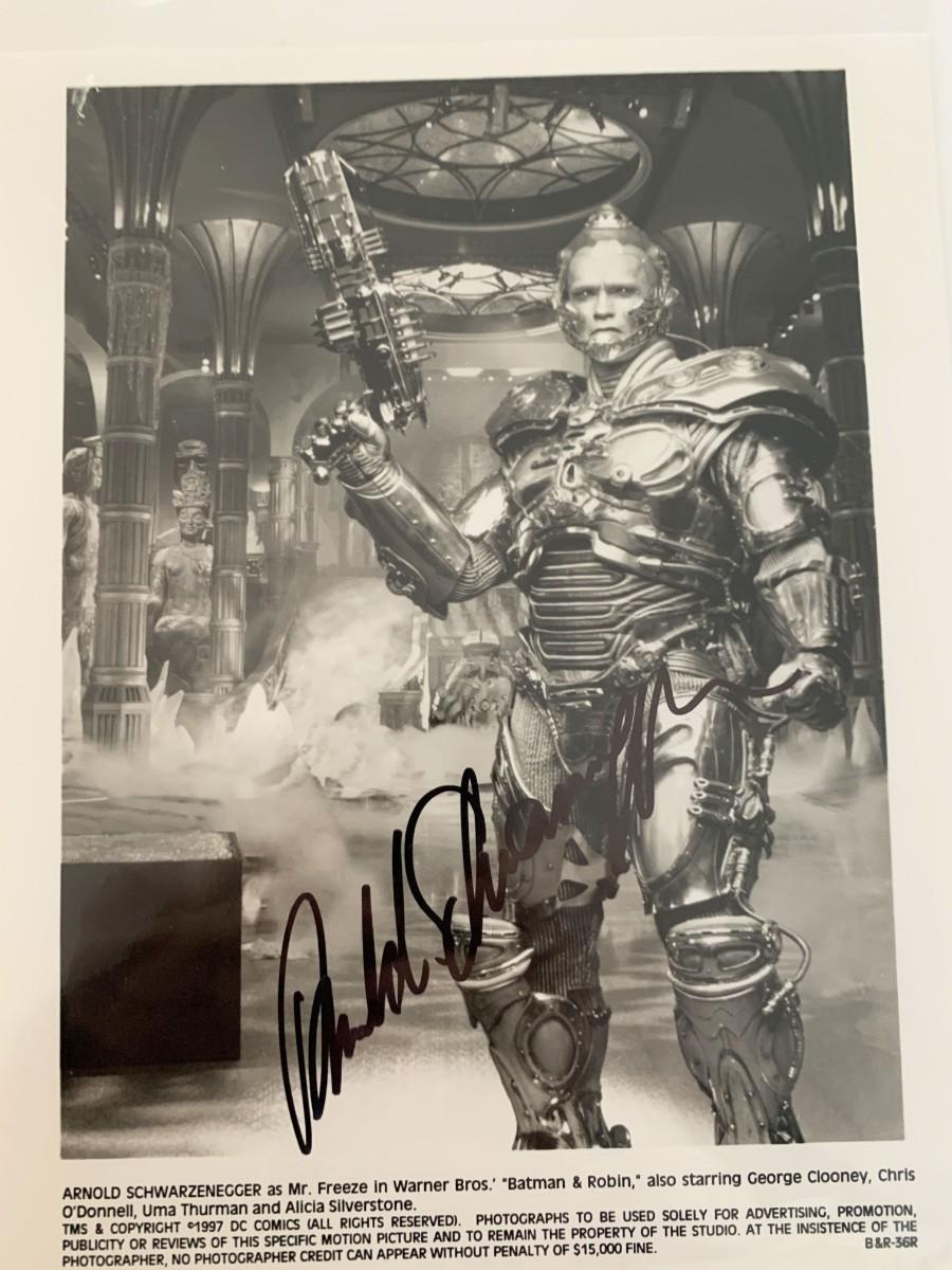 BATMAN AND ROBIN Signed Autographed Photo COA Hologram