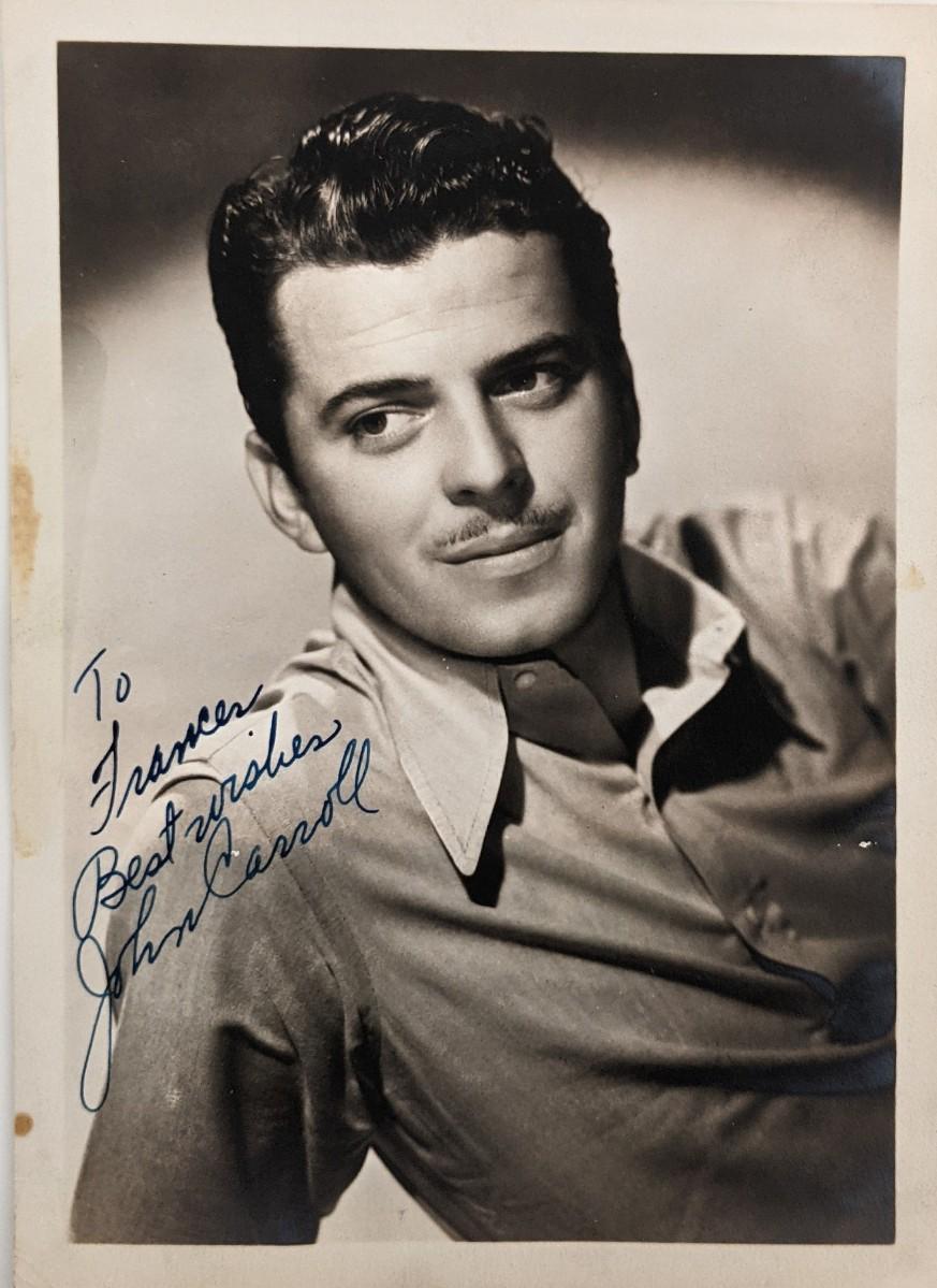 John Carroll Signed Photo