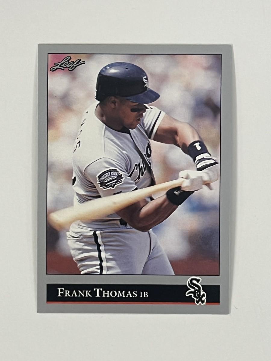 Chicago White Sox Frank Thomas 1992 Leaf #349 Trading Card 