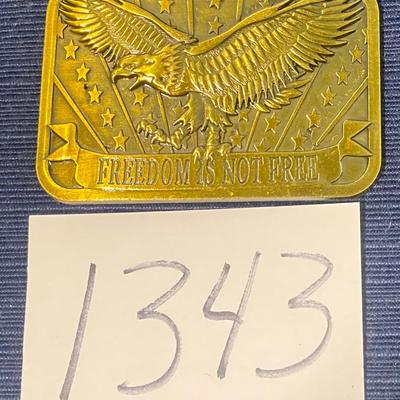 Gold Tone Belt Buckle