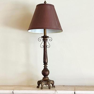Bronze Footed Table Lamp
