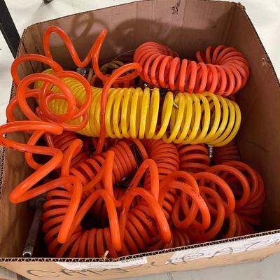 Large Box full of Bungee Style colored Air Hoses