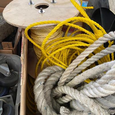 Lot Assortment of various sizes of Ropes