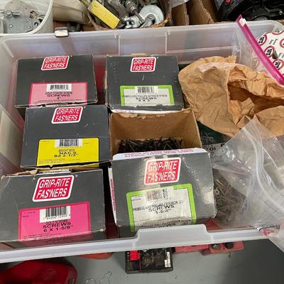 Multiple Boxes of Various Screws in this Lot