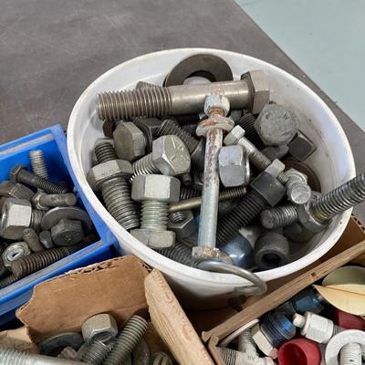Lot of Misc. Hardware - Mostly Nut & Bolts