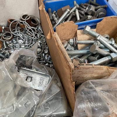Lot of Misc. Hardware - Mostly Nut & Bolts