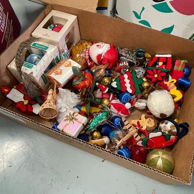 Huge Lot of several boxes of Holiday/Christmas Decorations Ornaments