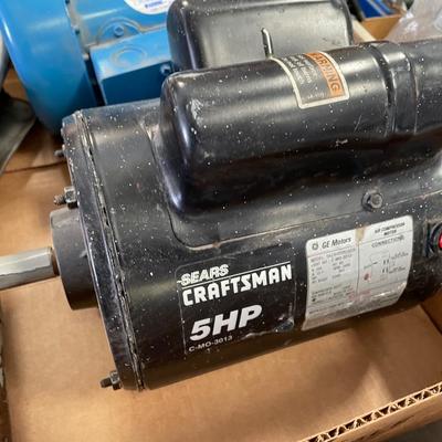 2 Electric Motors - 1 is 5HP & other maybe other 1HP