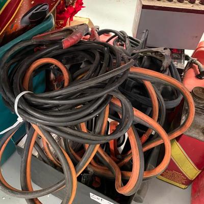 Lot of Misc. Batteries & Jumper Cables