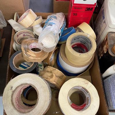 Lot of Misc. Rolls of Tape - Sealing/Masking/Etc.
