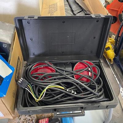 Set of Vehicle Tow Lights in carrying Case