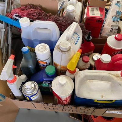 Lot of Misc. Auto Fluids - Brake/Steering etc.