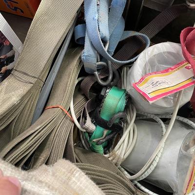 Box of assorted sizes/lengths Ratchet Straps