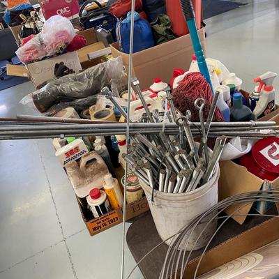 Lot Threaded Steel Rod - Various Sizes
