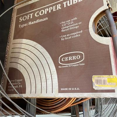Lot of Metal Wire & Copper Tubing