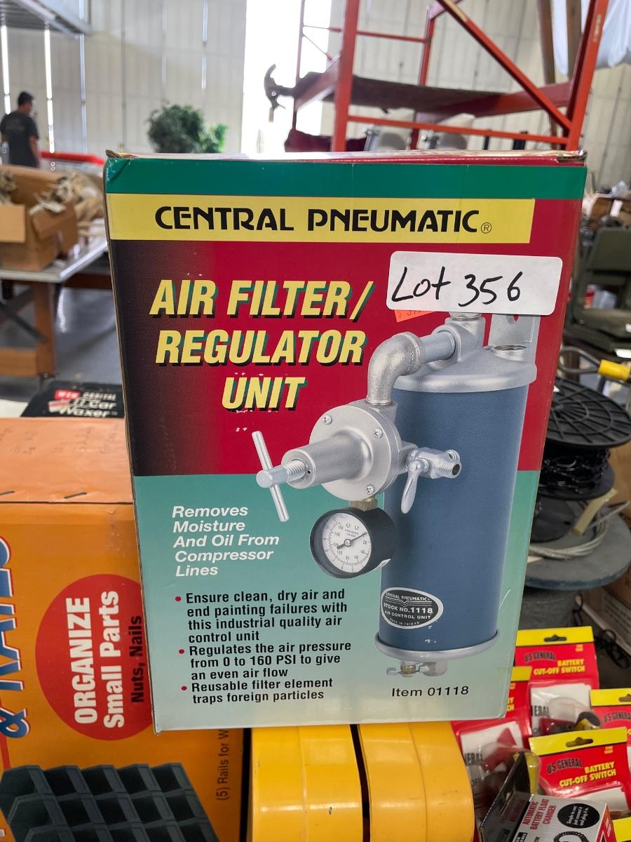 Central Pneumatic Air Filter Regulator Unit 01118 New In the Box