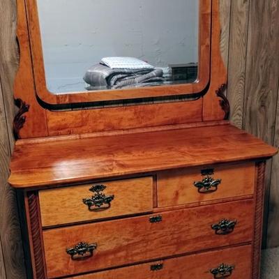 Tall Dresser With Mirror