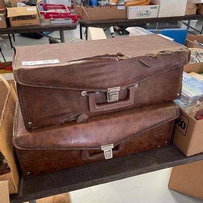 2 Vinyl Cases of 8 Track Tapes