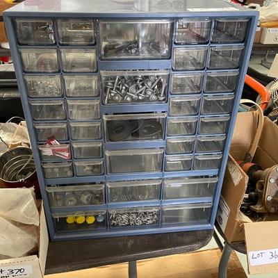 Plastic Tool Box with Slide Drawers