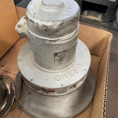Lot of Vintage Metal Air Sirens