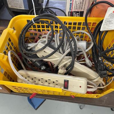 Lot of Electrical Cords/Cables/Power Strips