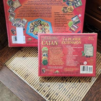 The Settlers of Catan with extension pack- NIB, still wrapped