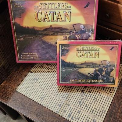 The Settlers of Catan with extension pack- NIB, still wrapped