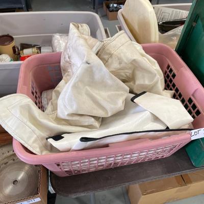 Misc. Vinyl Airplane Covers - Aviation cover for ? - plus pink handled basket
