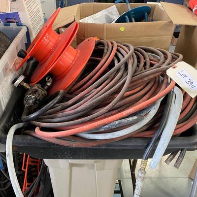 Tub of Air Hoses