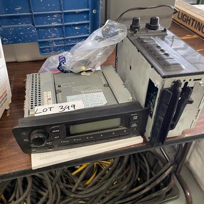 2 Car Stereos 1 is Delco Elecronics and 1 is a Honda Stereo