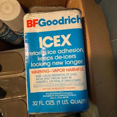 Box of Icex Deicer BF Goodrich - Plane Deicer is what it is probably for