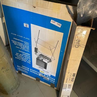 Folding BBQ/Appliance Stand with Box - Great if you have a Coleman Propane Stove or similar type
