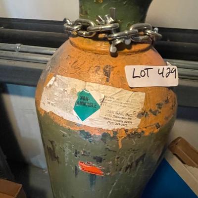 Compressed Gas Tank - Unknown Contents
