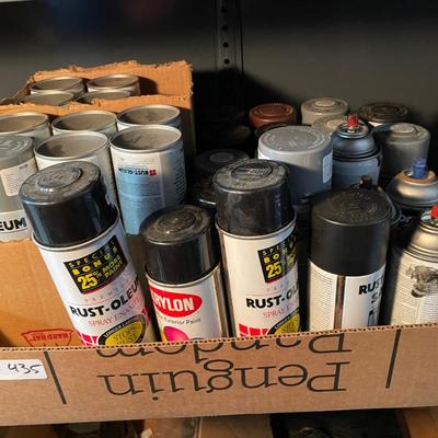 Assortment of Spray Paints