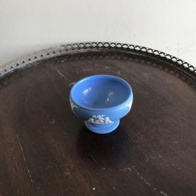 Small Wedgewood Jasper ware pedestal bowl