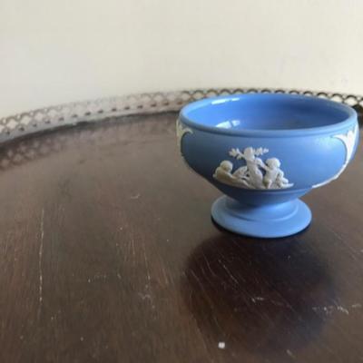 Small Wedgewood Jasper ware pedestal bowl
