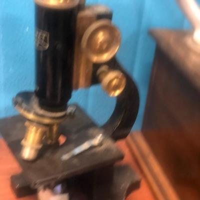 Vintage Natchet Paris Microscope