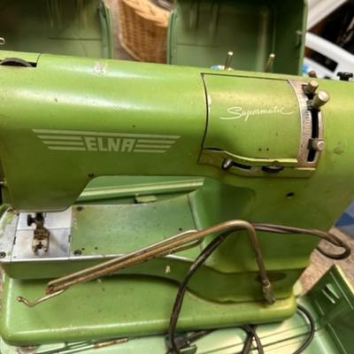 Supermatic Elna metal sewing machine