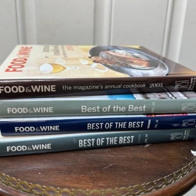 Lot of Food and Wine Hardcover cook books