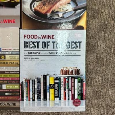 Lot of Food and Wine Hardcover cook books