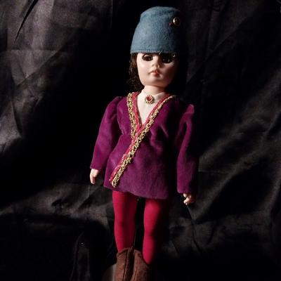 TWO DOLLS WITH HAND SEWN CLOTHING
