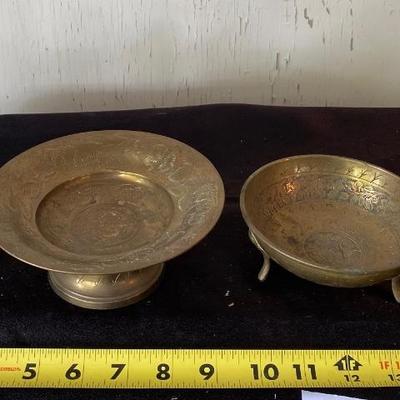 Vintage Brass Bowls