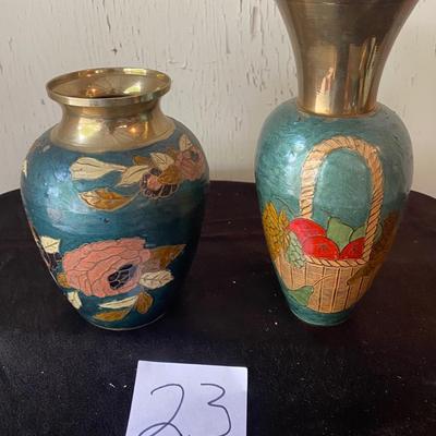 Beautiful Brass Vases