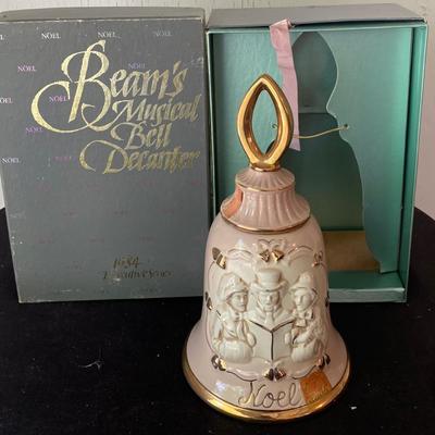 Vintage Beamâ€™s Musical Bell Decanter