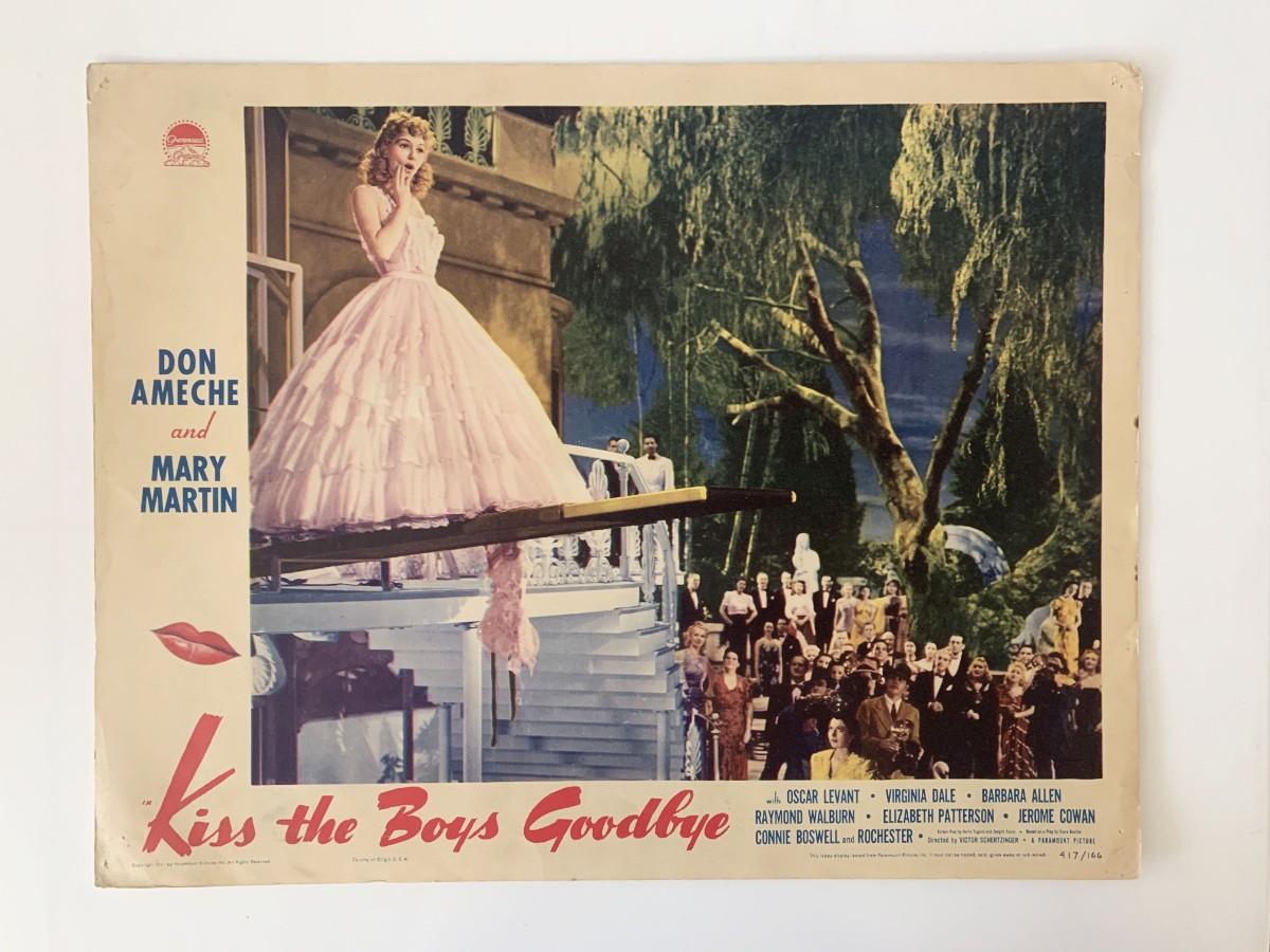 Kiss the Boys Goodbye original 1941 vintage lobby card