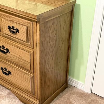 Solid Wood Dresser With Mirror ~ *Read Details
