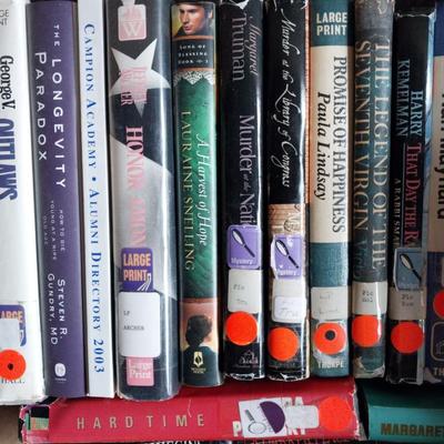 LARGE BOX OF HARDBACK BOOKS