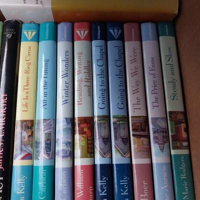 TWO BOXES OF HARDBACK BOOKS